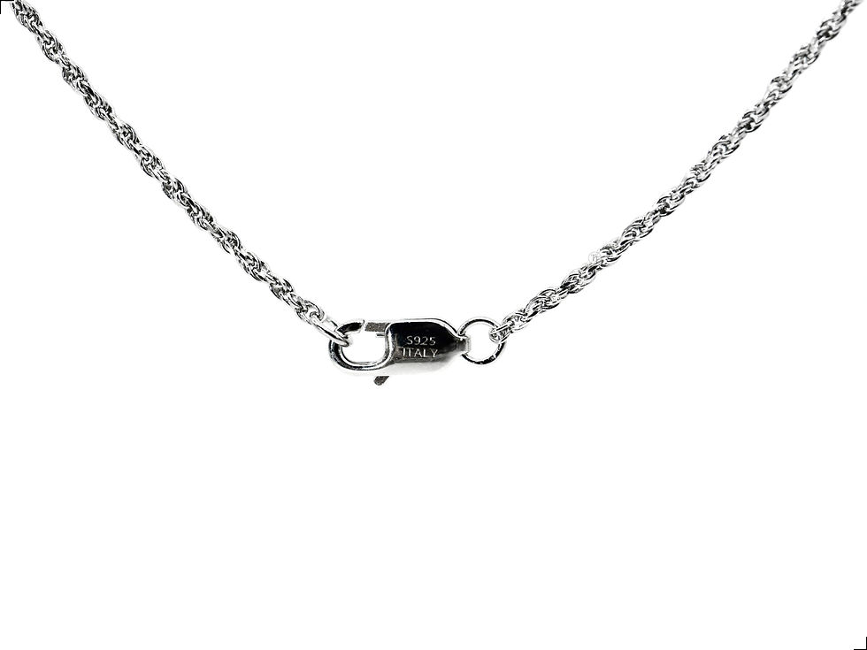 Miniatura: Cadena Plata 1ra Ley 925 Torzal 55 Cms