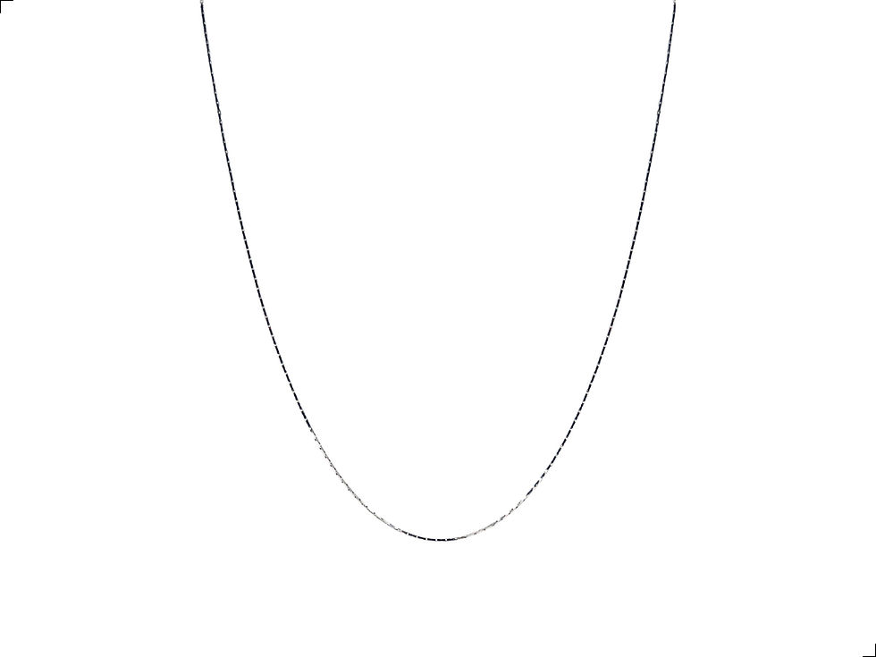 Miniatura: Cadena Adige 50 Cms Plata 1ra Ley 925