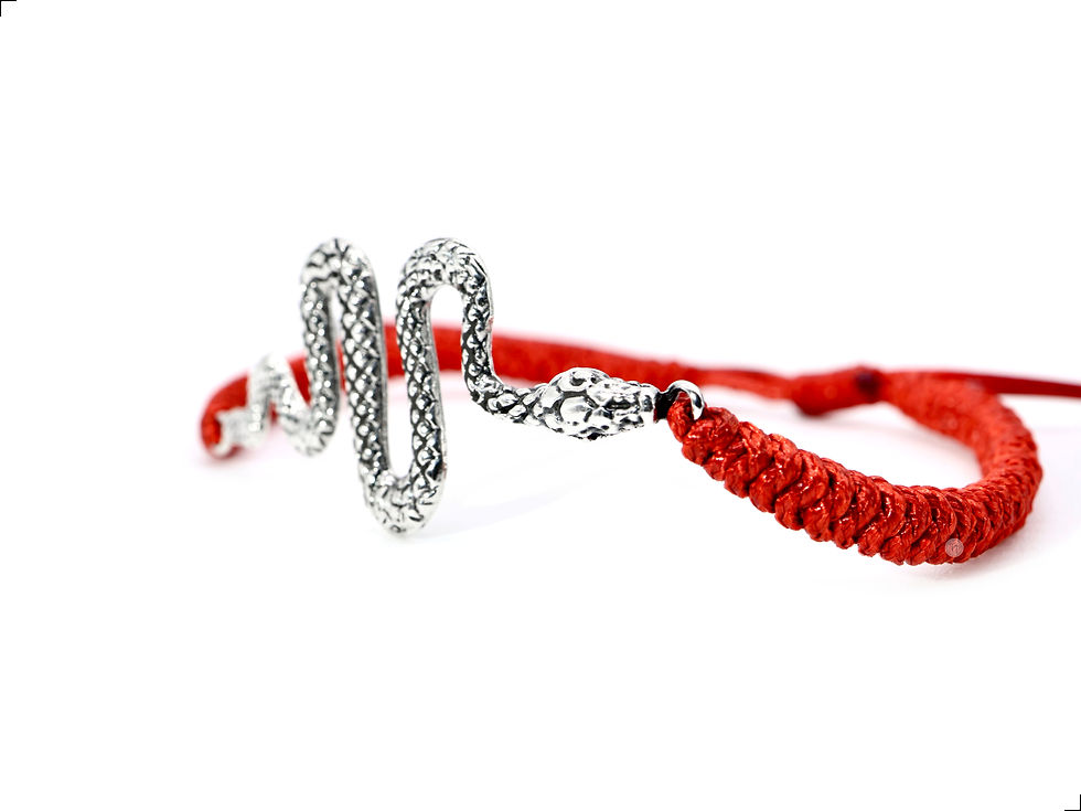 Miniatura: Pulsera Serpiente Plata 1ra Ley 925