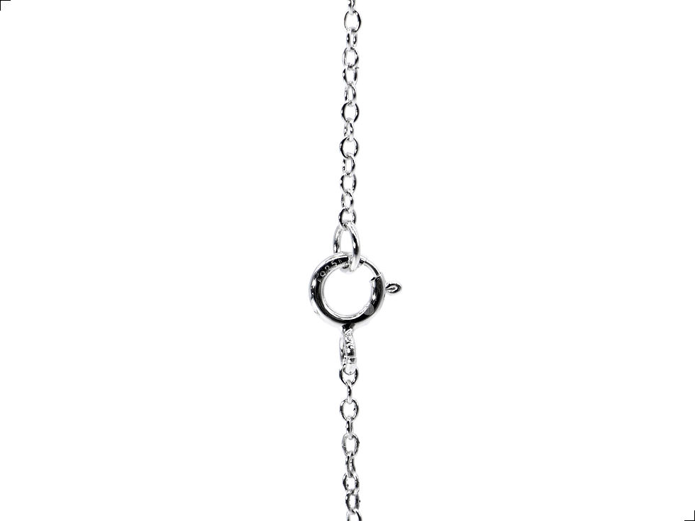 Miniatura: Collar Letra I Plata 1ra Ley 925