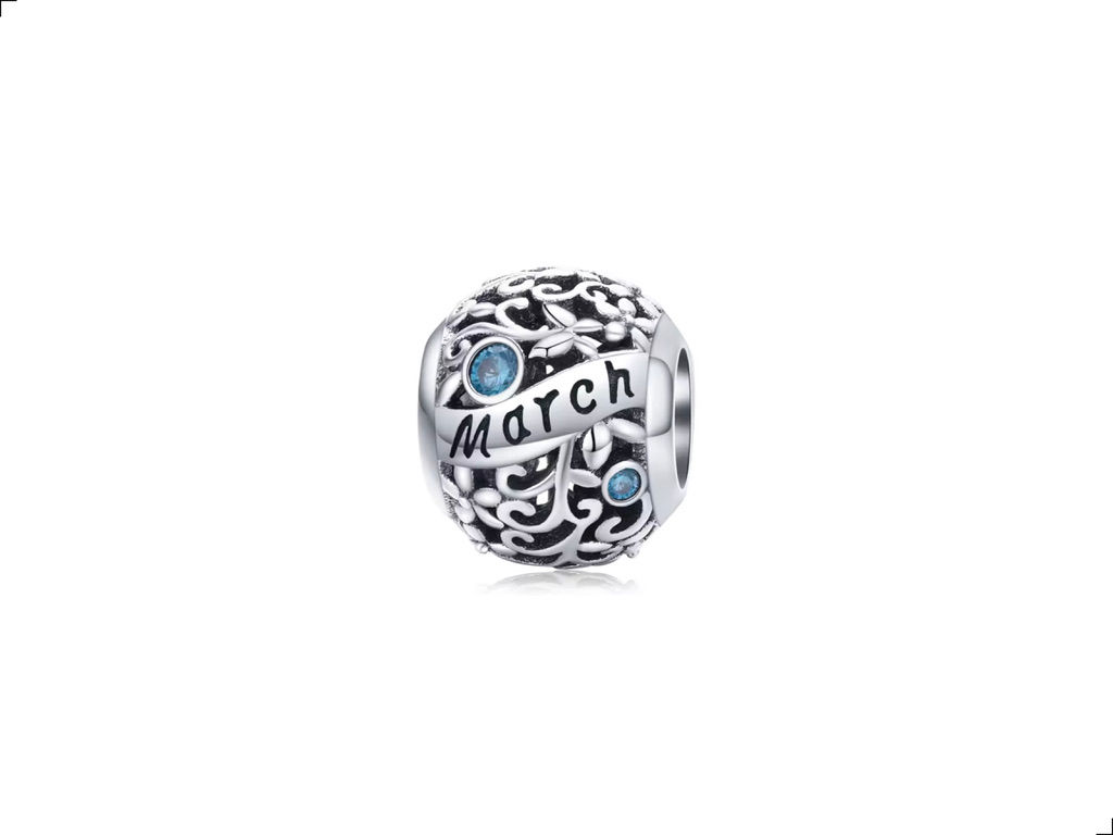 Charm Cumpleaños March Plata De 1ra Ley 925