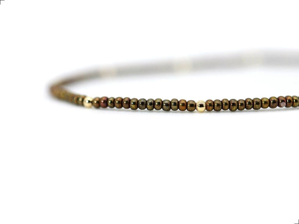 Miniatura: Pulsera Emociones Renovación Cristal Clear Oro 14k