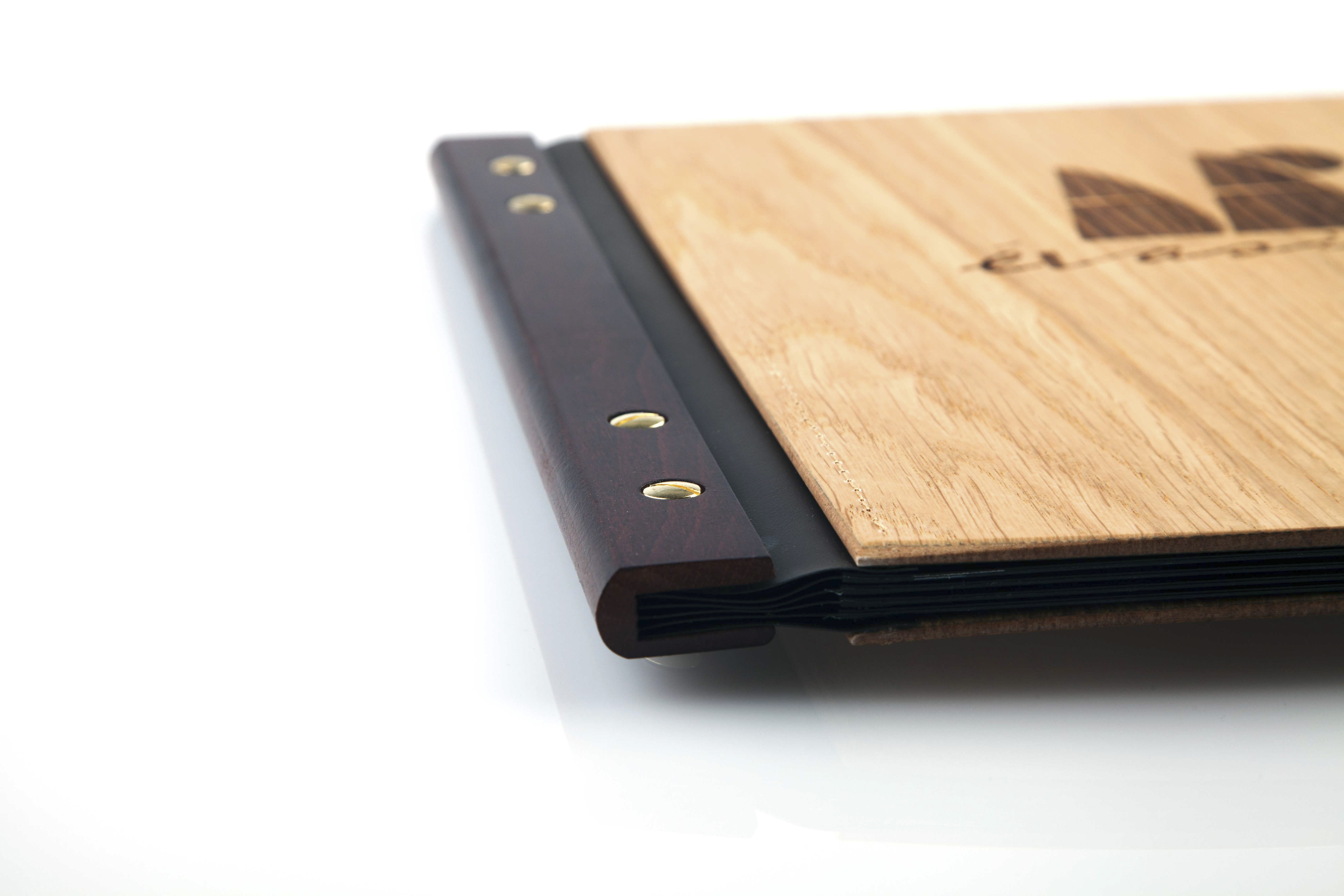 Porte-menu bois WOODY | BINÔME-MENU