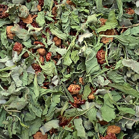 Handmade tea made from herbs grown onsite