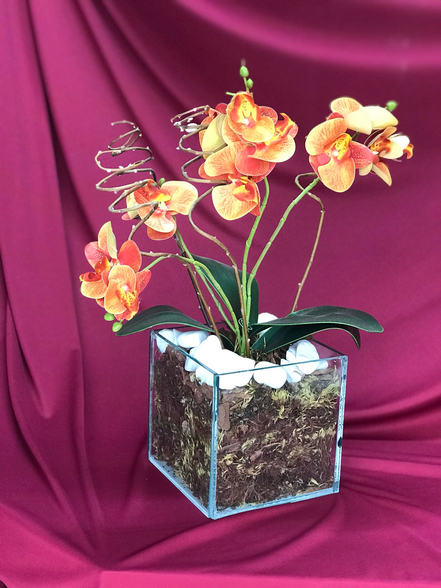 arranjo floral artificial