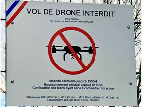 Panneaux d'interdiction drones