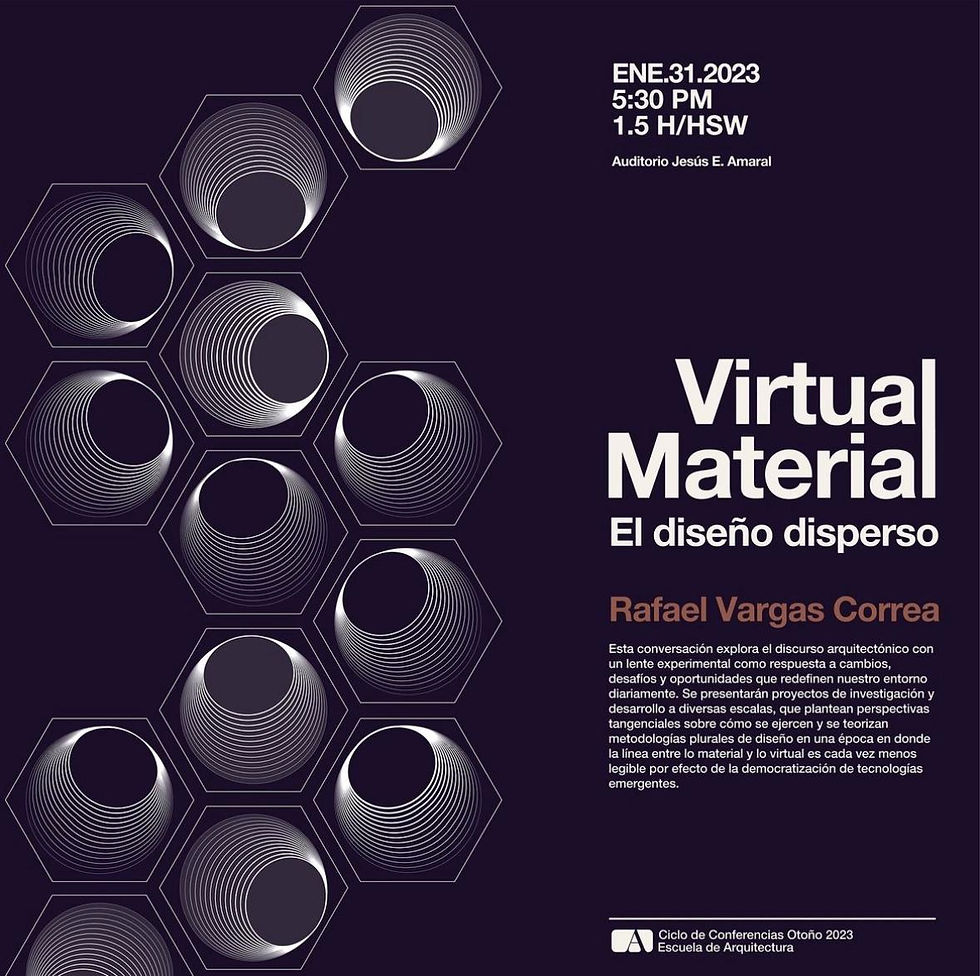 Virtual Material: El diseño disperso