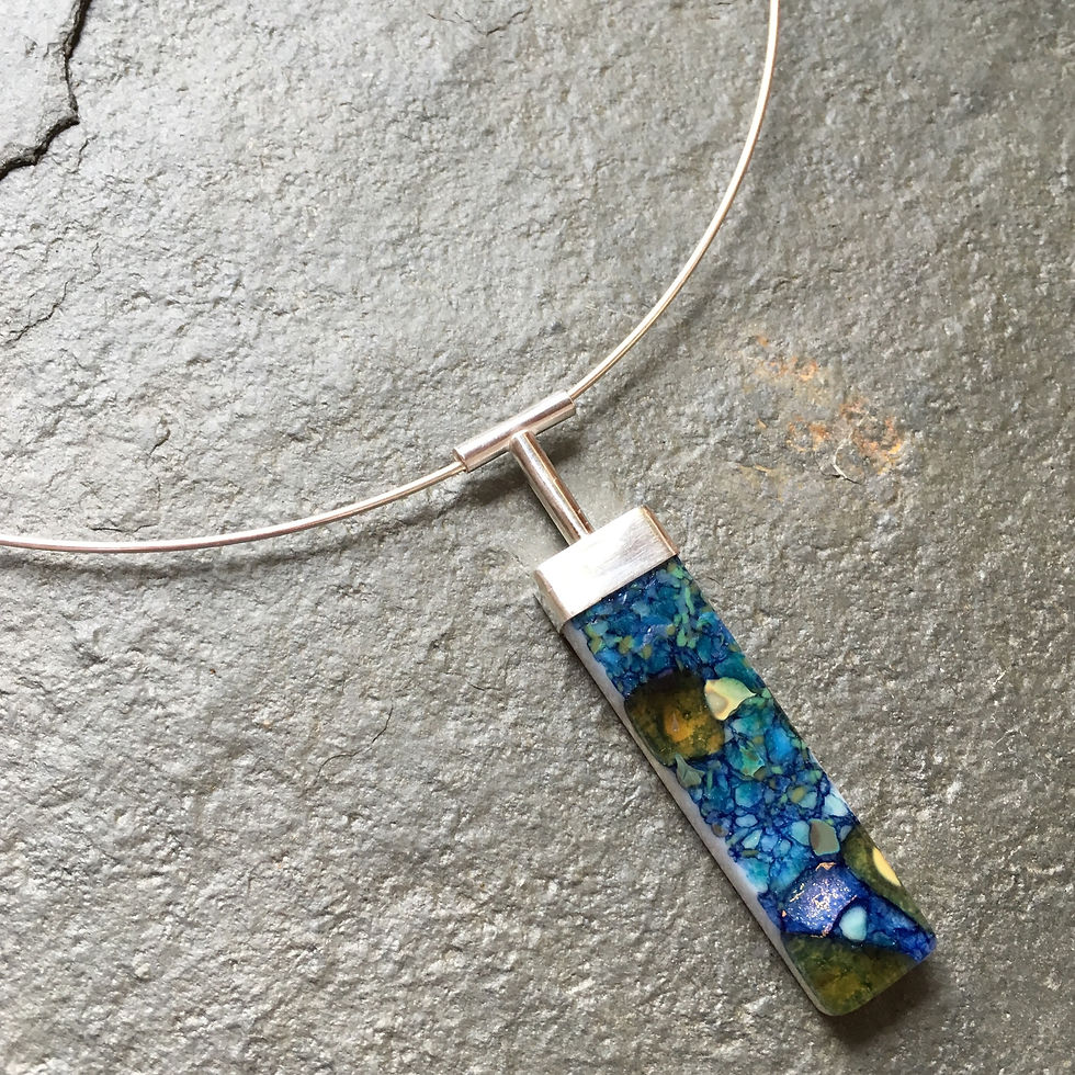 Eleanor Watson Fused Glass jewellery | www.jewelleryboat.com