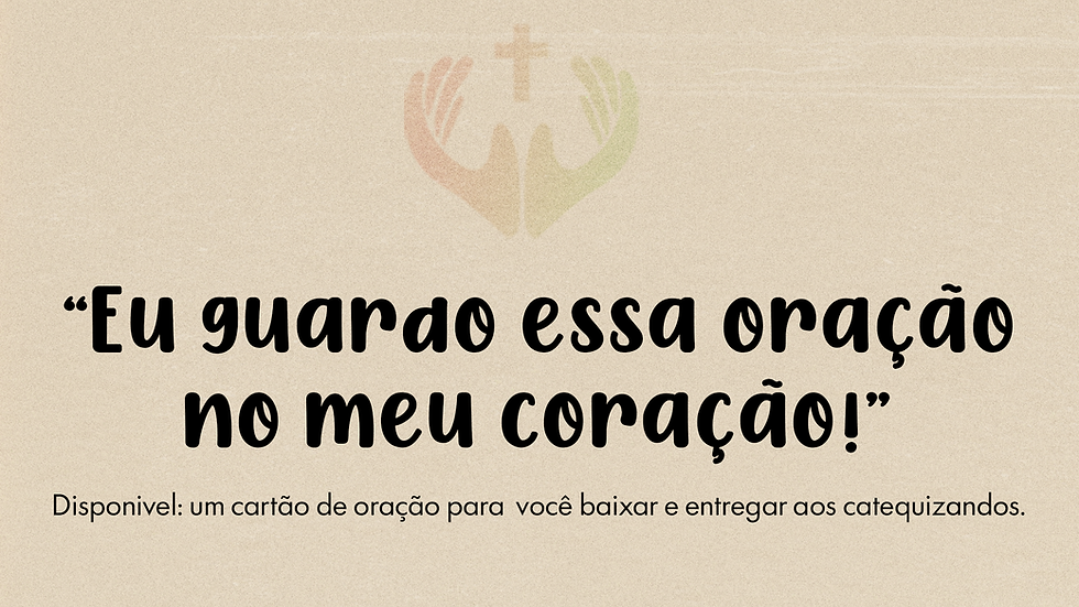 Construindo a fé: uma dinâmica para ensinar o Credo às crianças