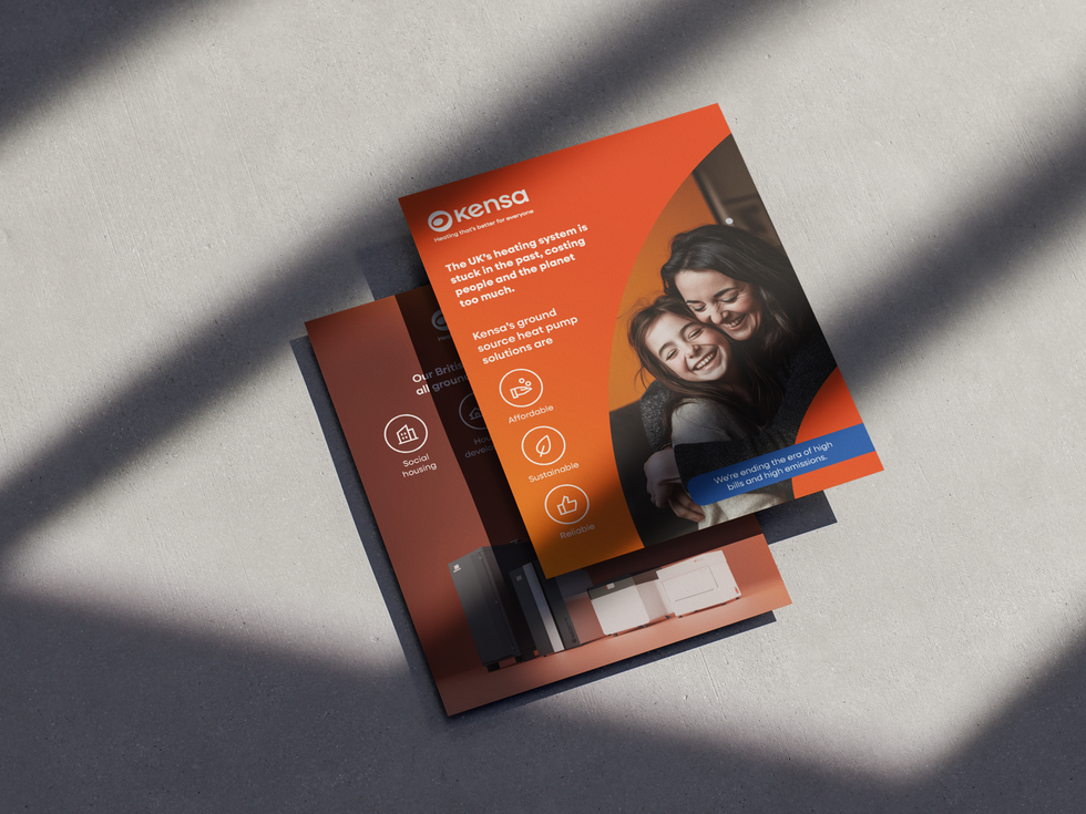 Kensa B2B and B2C sales flyer