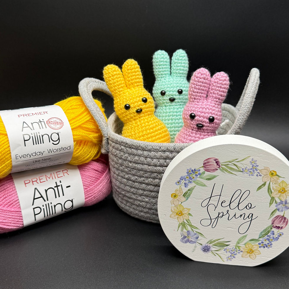 Thumbnail: Peeps Bunnies Crochet Pattern