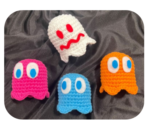 Pac-Man & Ghosts Crochet Pattern | Off the Hook Crochet