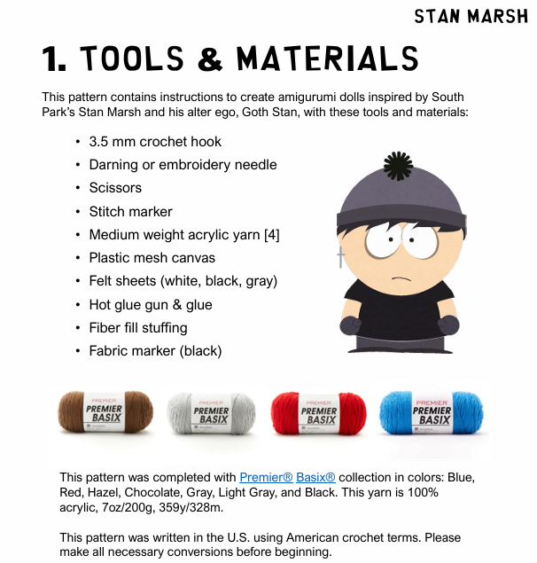 Thumbnail: Stan Marsh Crochet Pattern