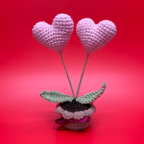 Potted Heart Plant Amigurumi Crochet Pattern | Off the Hook Crochet