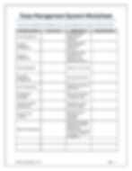 Case management system worksheet for strategizing your move into Microsoft 365.
