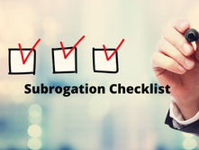 Subrogation Checklist for Injury Cases