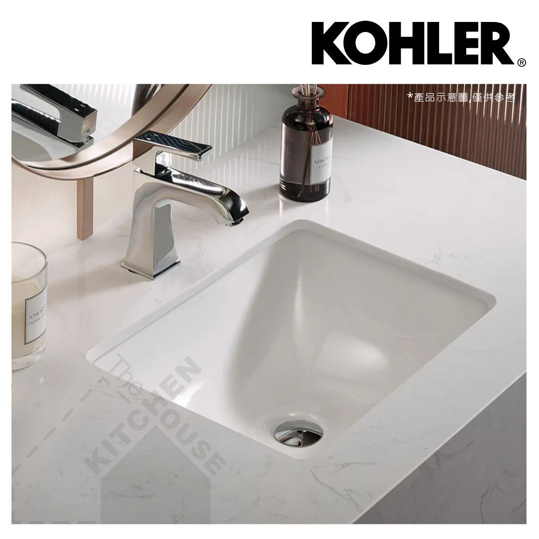 KOHLER Caxton 48cm方型下崁盆-K-20413T-0