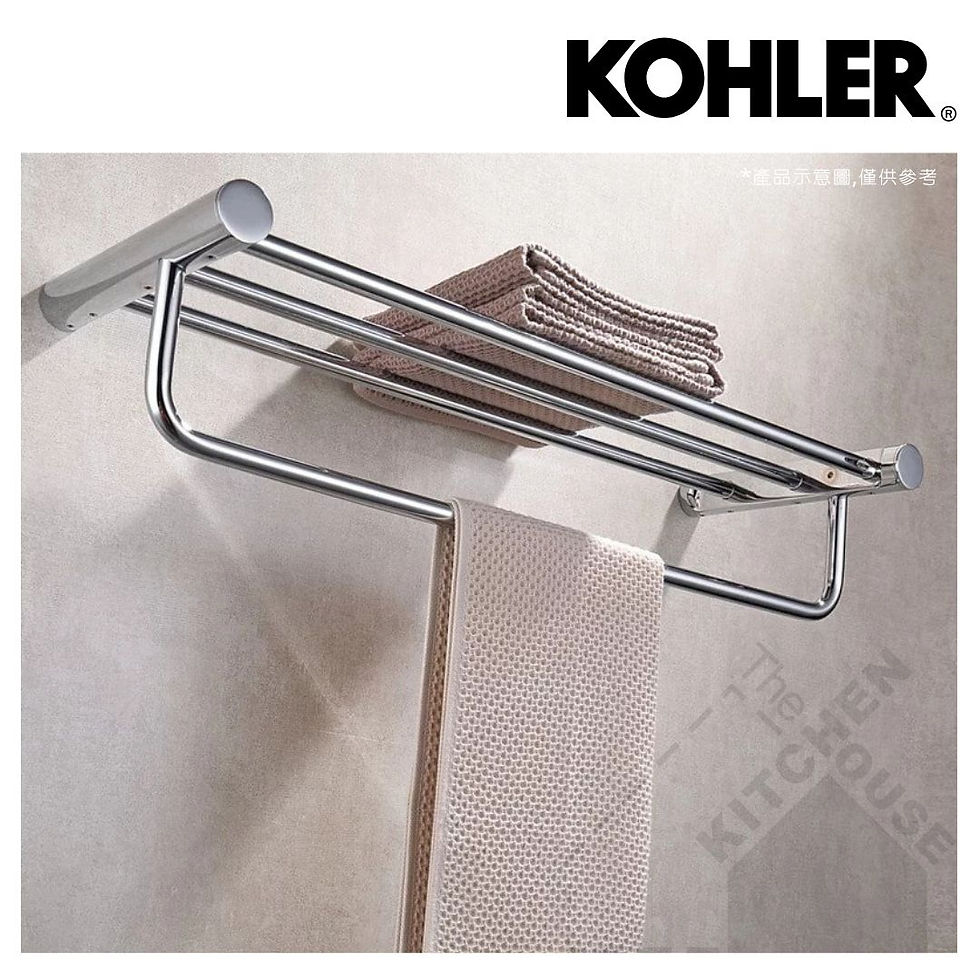 縮圖：KOHLER July 60cm 雙層毛巾架-K-45400T-CP鉻K-45400T-BL黑