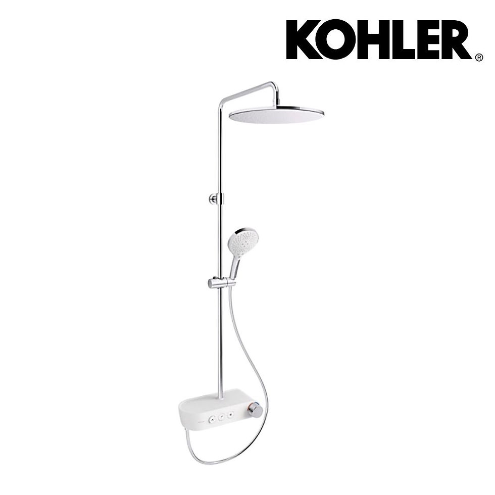 縮圖：KOHLER FLUENCE 三出水恆溫淋浴柱花灑組 K-38055T-9-CP