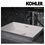 縮圖：KOHLER Brazn 檯面盆-無龍頭孔-K-EX21060T 共2色  K-EX21060T-HB1黑 K-EX21060T-0白