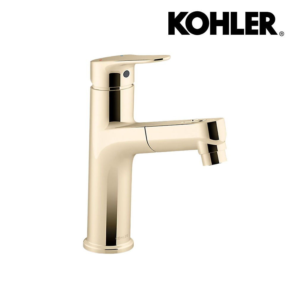 縮圖：KOHLER Accliv 單槍臉盆伸縮龍頭-K-33069T-4 共4色  K-33069T-4-AF法藍金 K-33069T-4-CP鉻色 K-33069T-4-BL霧黑 K-33069T-4-BN羅曼銀