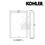 縮圖：KOHLER Verdera2.0 60cm雙側燈鏡櫃-K-26380T-L-NA