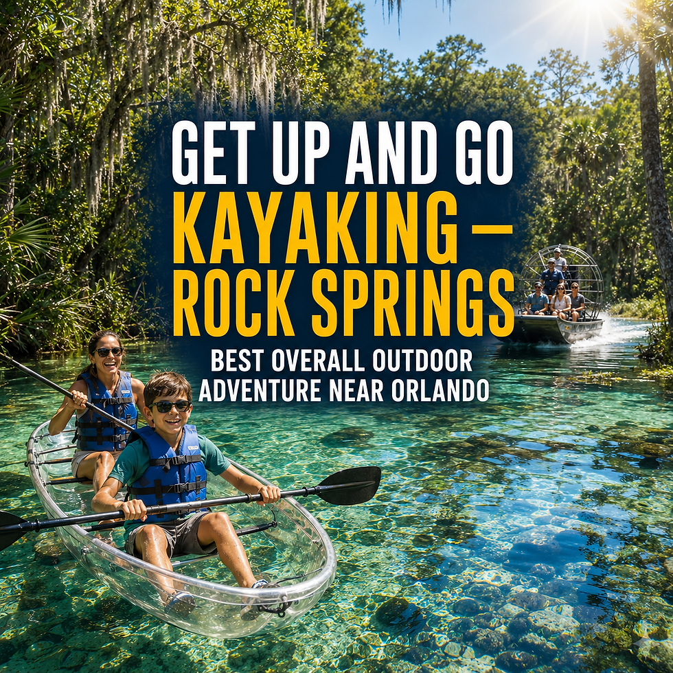 Outdoor kayaking adventure in Rock Springs