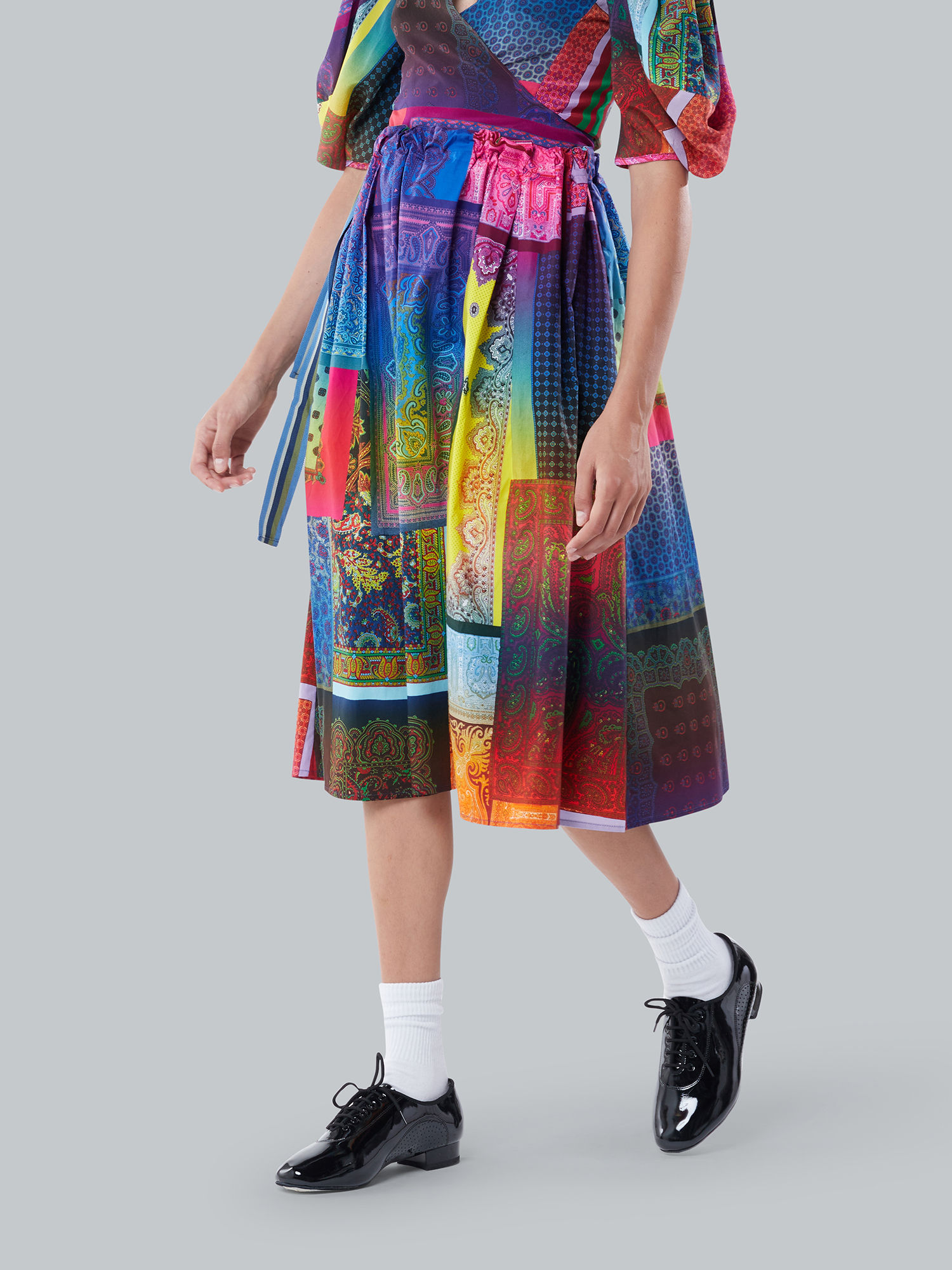 Cotton Wrap Skirt