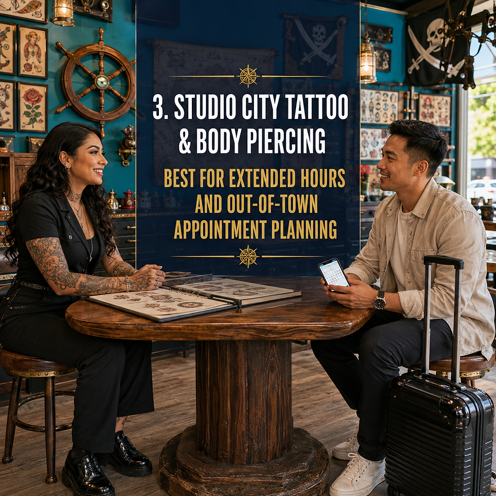 Studio City Pirate Tattoo Consultation