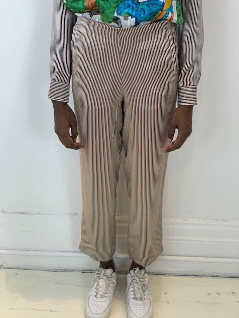 Thumbnail: Silk cigarette pants