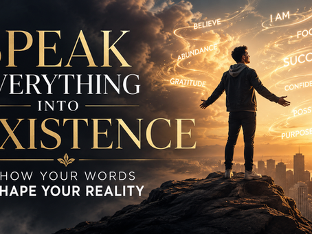 Speak your truth into existence