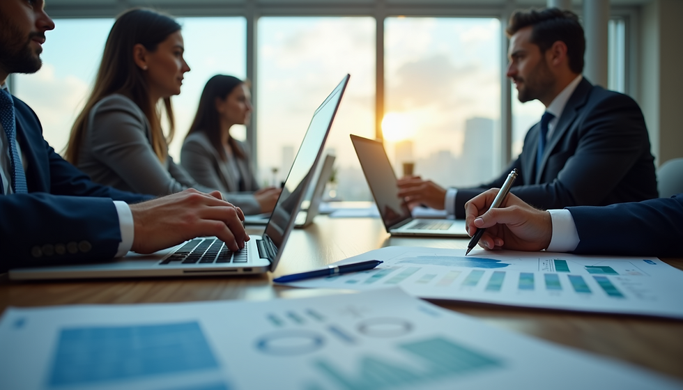 Team discussing business growth strategies