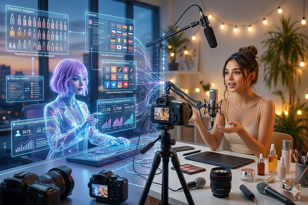 Contenet creators now utilize Ai to increase productivity