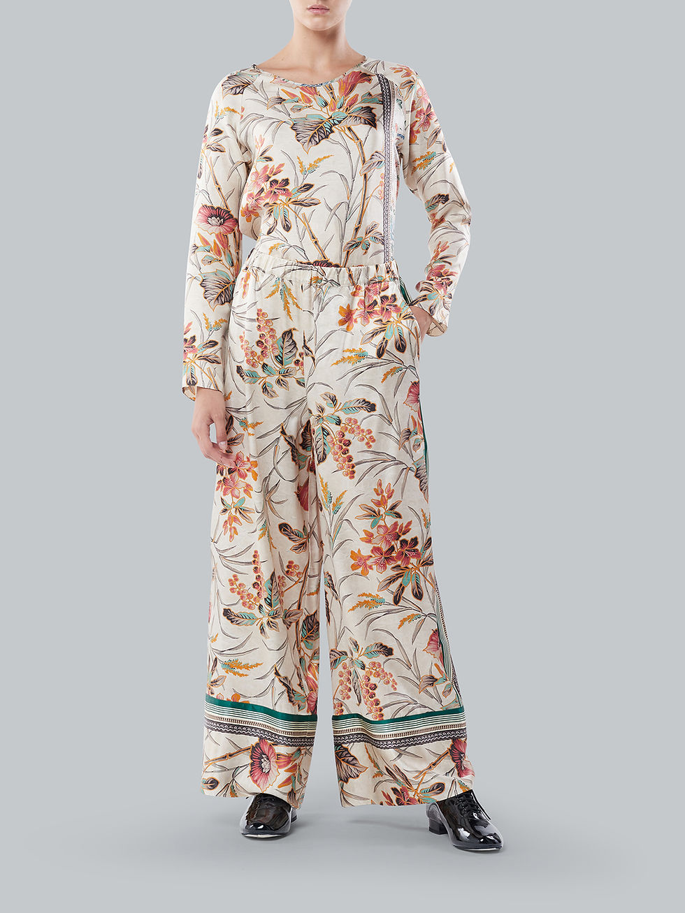 Thumbnail: Palazzo Silk Pants