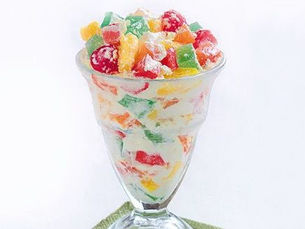 Fruit Pandan Ice Cream Salad Recipe