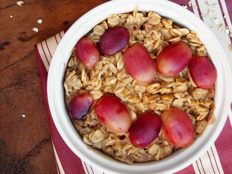 Peanut Butter and Grape Oatmeal Recipe