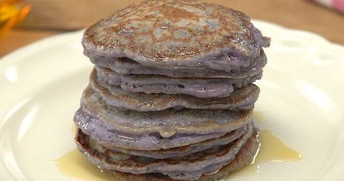 Easy Ube Pancakes Recipe