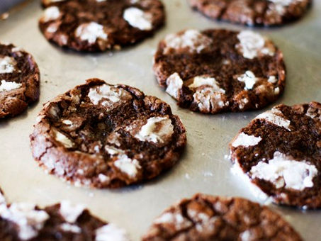 Dark Choco Crinkles Cookies Recipe