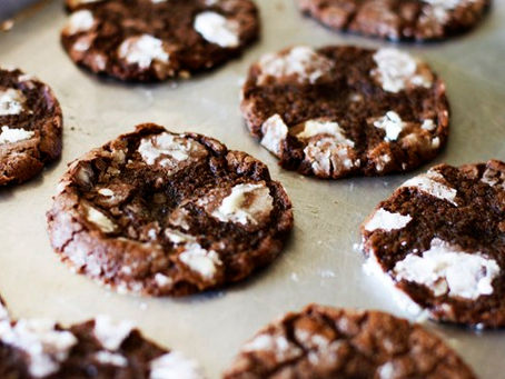 Dark Choco Crinkles Cookies Recipe