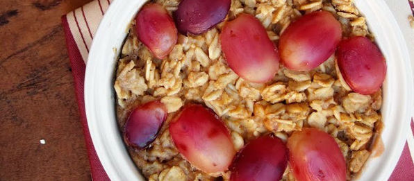 Peanut Butter and Grape Oatmeal Recipe