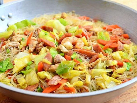 Pancit Bihon With Sardines Recipe