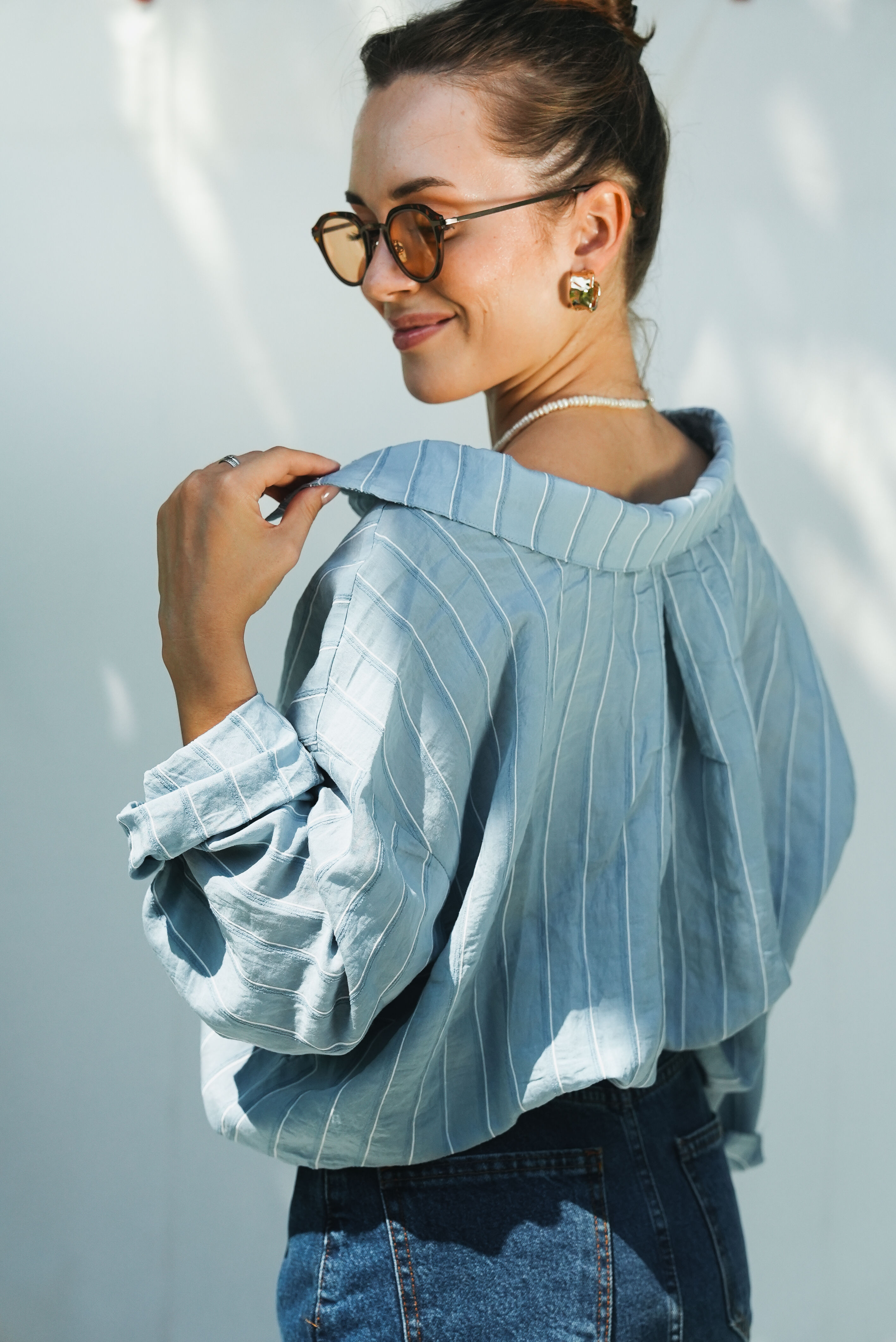 Oversize Gömlek MAVİ