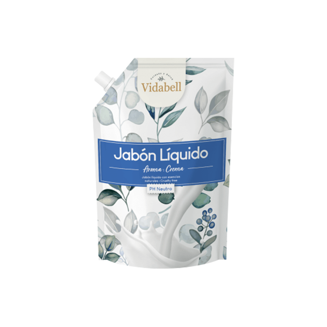 Jabón Liquido PH Neutro Vidabell Aroma Crema