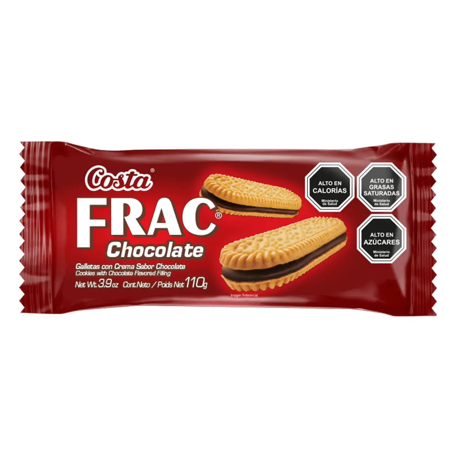 Galleta Frac Costa sabor Chocolate 110GR