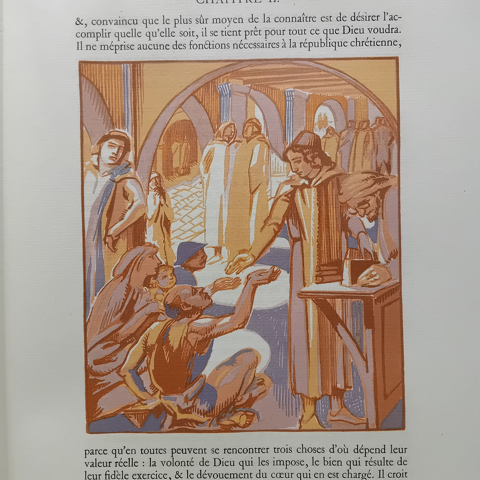 Miniature : LACORDAIRE R.P. H.-D. « Vie de Saint Dominique » Illustrations de Maurice DENIS