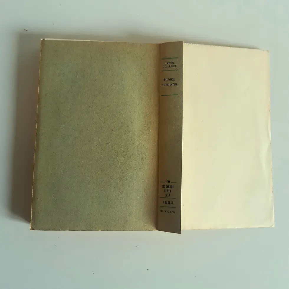 Miniature : GUILLOUX Louis "Dossier Confidentiel"