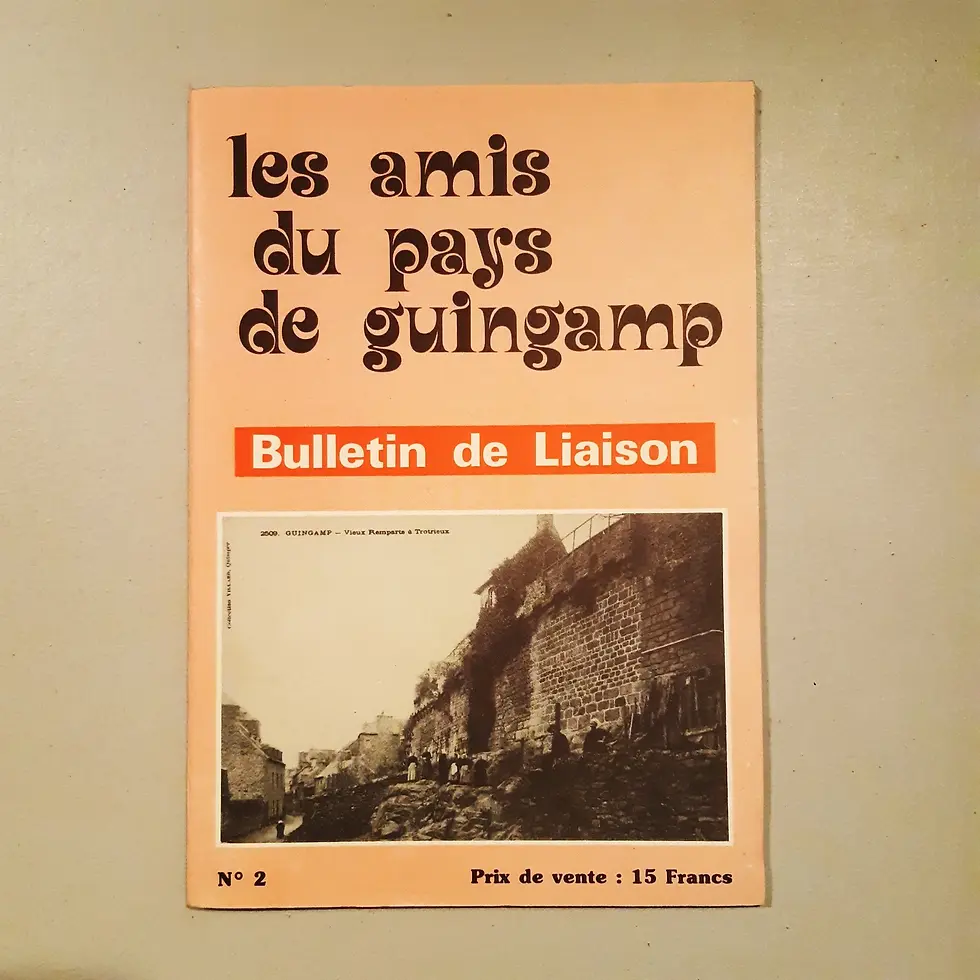 « LES AMIS DU PAYS DE GUINGAMP – Bulletin de liaison »
