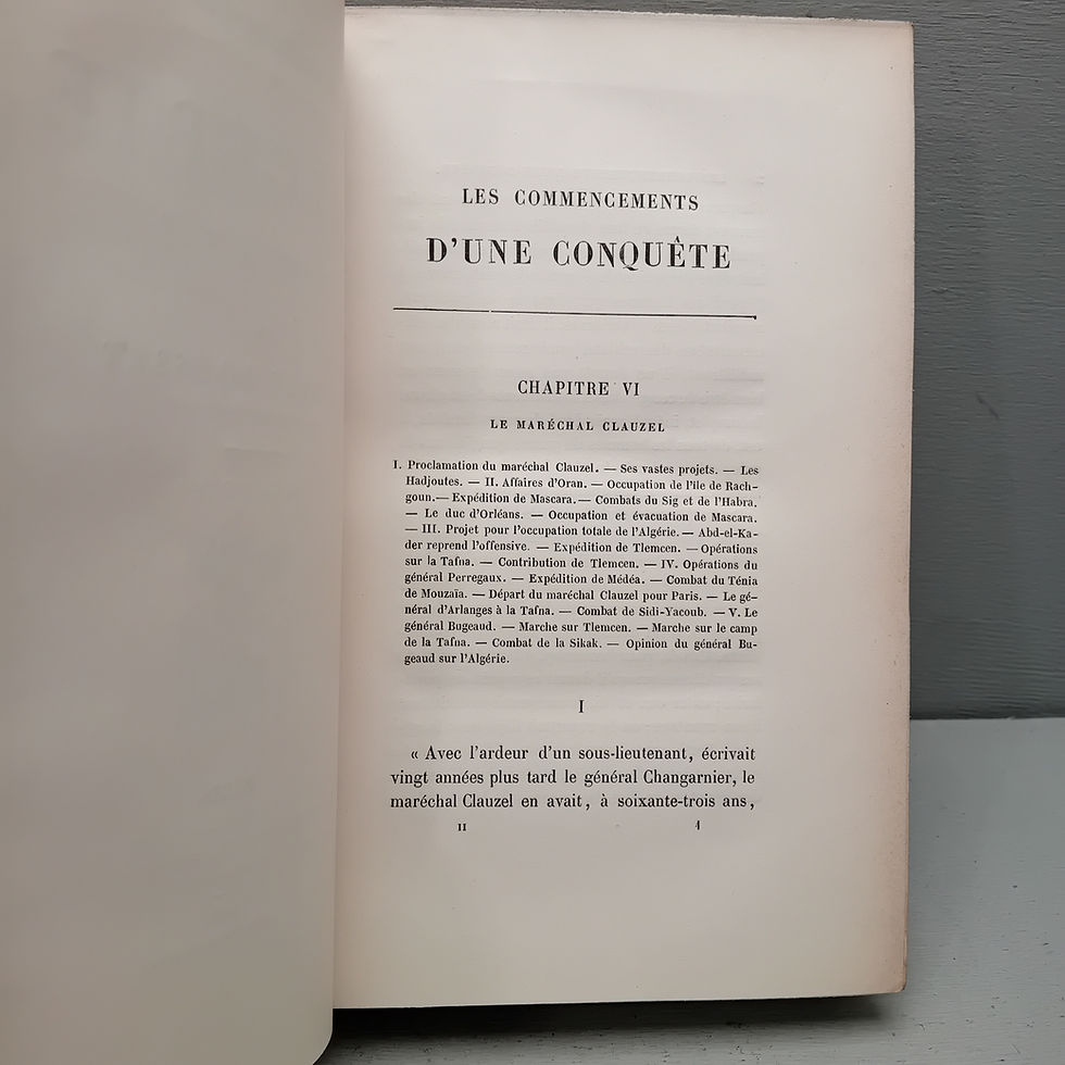 Miniature : ROUSSET Camille « L'Algérie de 1830à 1840 » - 2 vol.