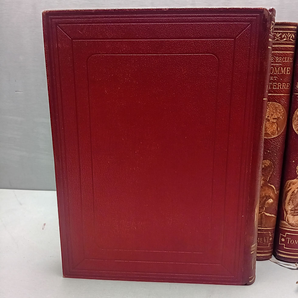 Miniature : RECLUS Élisée « L’Homme et la Terre » - 6 volumes