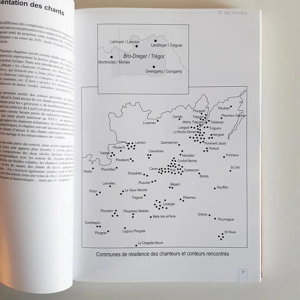 Miniature : TROADEG Ifig « Carnets de route – Ballades et chants du Trégor »